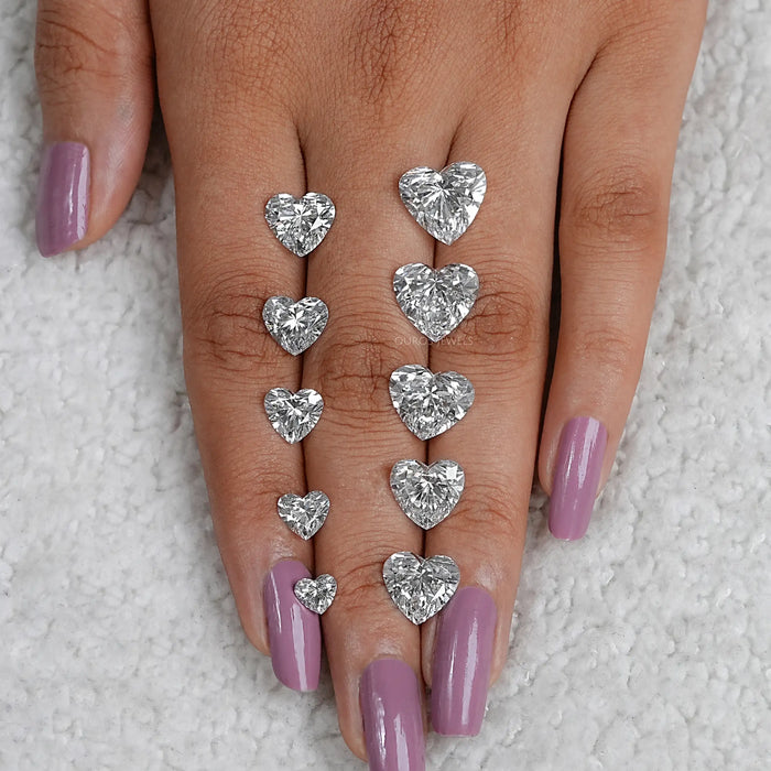 1 Carat Brilliant Heart Shaped Lab Diamond