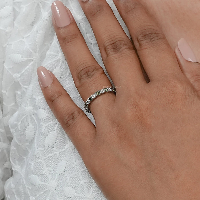 Eternity Ring with Round Diamond Bands