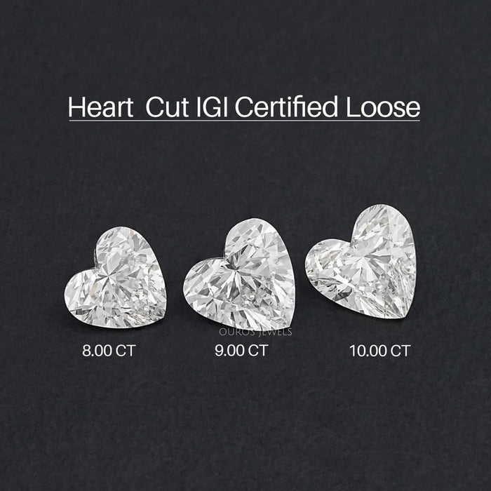 1 Carat Brilliant Heart Shaped Lab Diamond