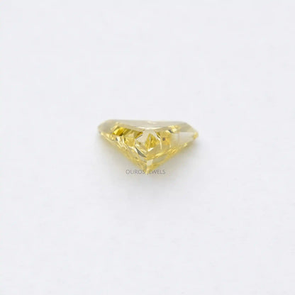 1.55 Carat Yellow Horse Cut Lab Grown Diamond
