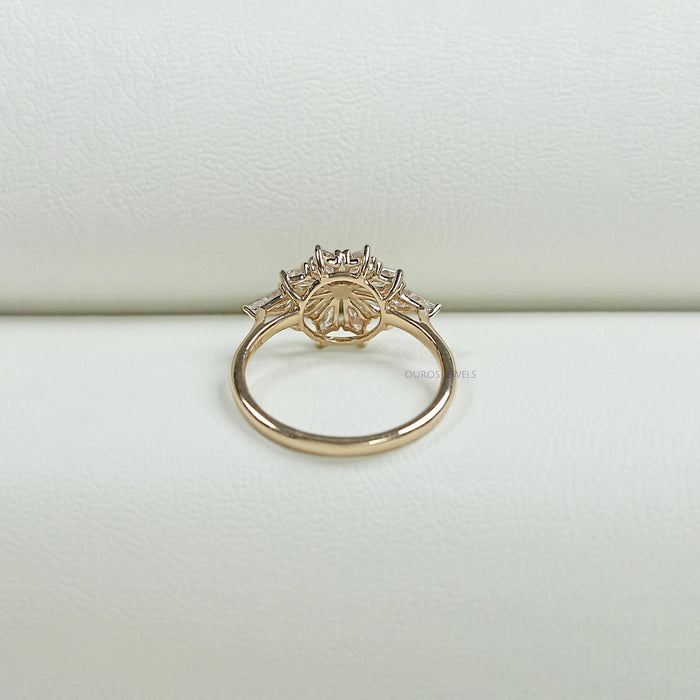 Kite Diamond Floral Anniversary Ring