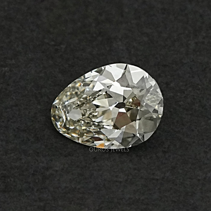 Old Mine Pear Shaped Lab Grown Diamond