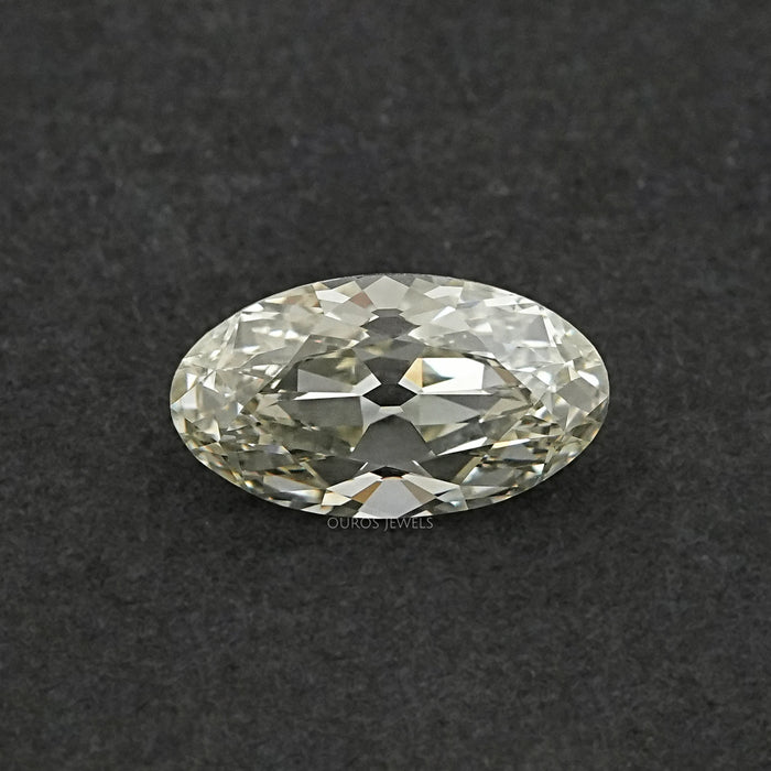 Antique Moval Cut Lab Created Diamond