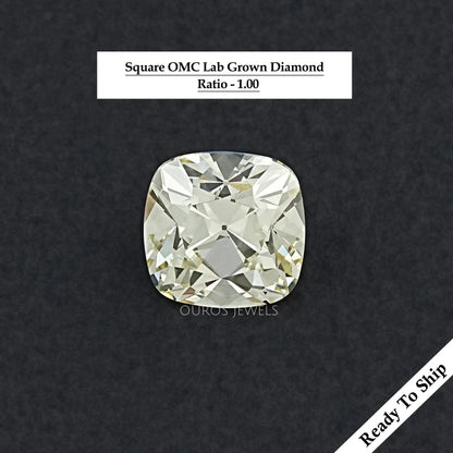 Square Old Mine Cushion Lab Grown Loose Diamond Loose