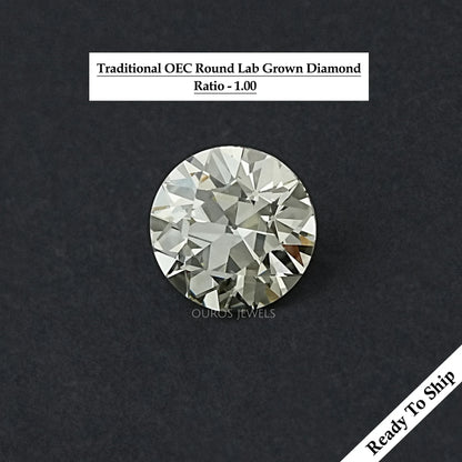 3.35 CT Traditional Old European Round Cut Loose Loose