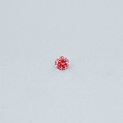 0.55 CT Pink Round Lab Loose Diamond