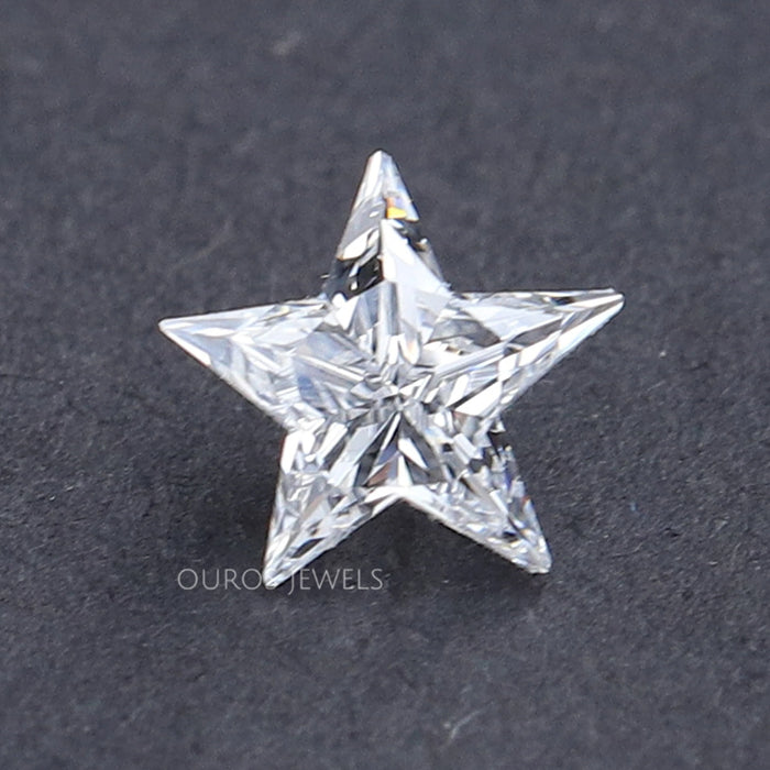 Antique Star Shaped Lab Created Diamond
