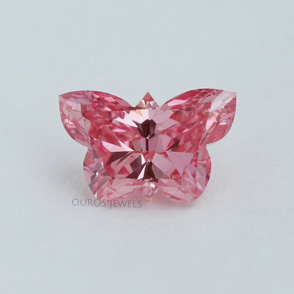 0.50 Carat Pink Butterfly Lab Grown Diamond
