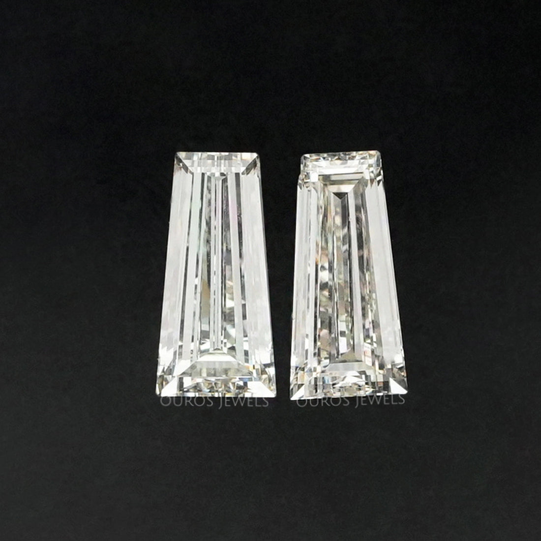 Tapered Baguette Cut Lab Grown Diamond Pair Loose