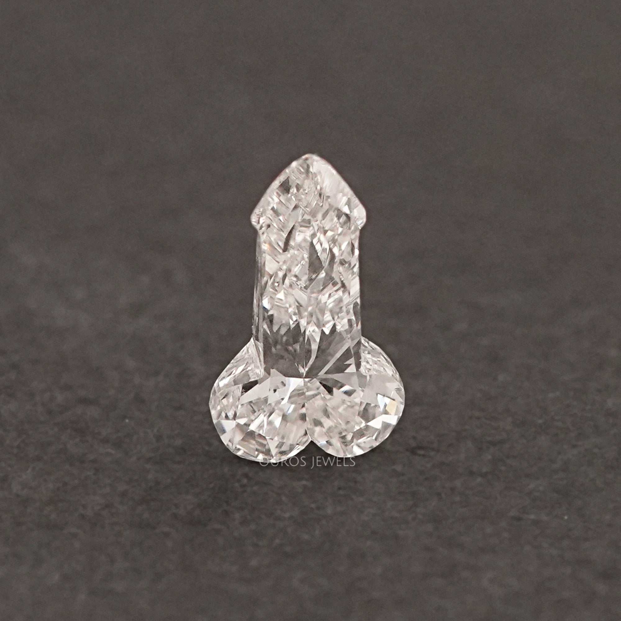 Penis Shape Lab Grown Diamond Loose