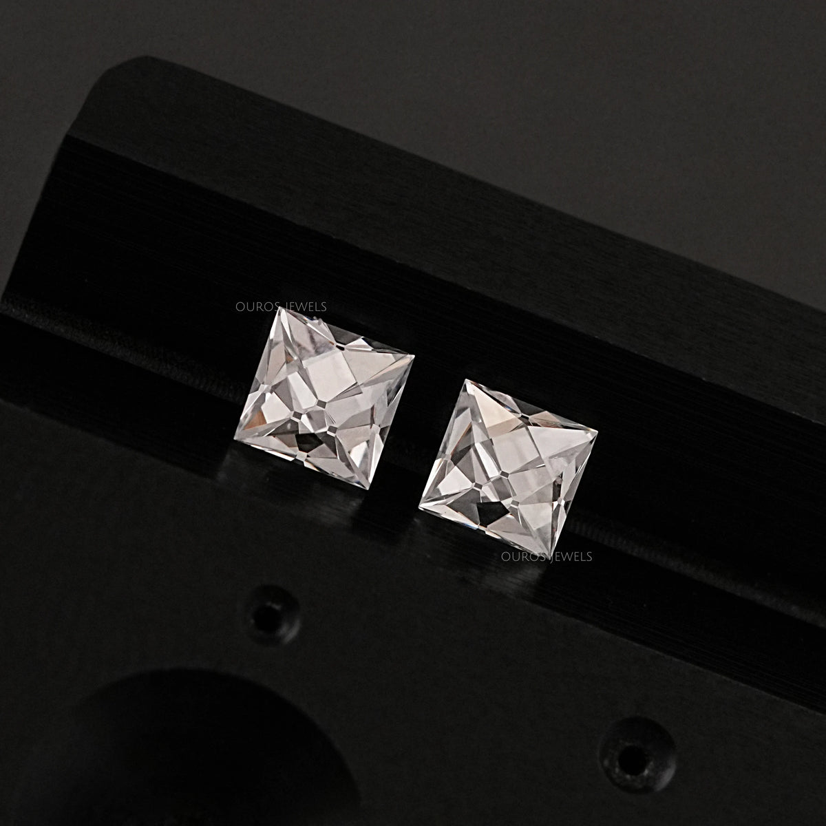 French Cut Lab Grown Diamond Matching Pair Loose