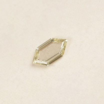 Fancy Yellow Portrait Hexagon Cut Lab Grown Diamond