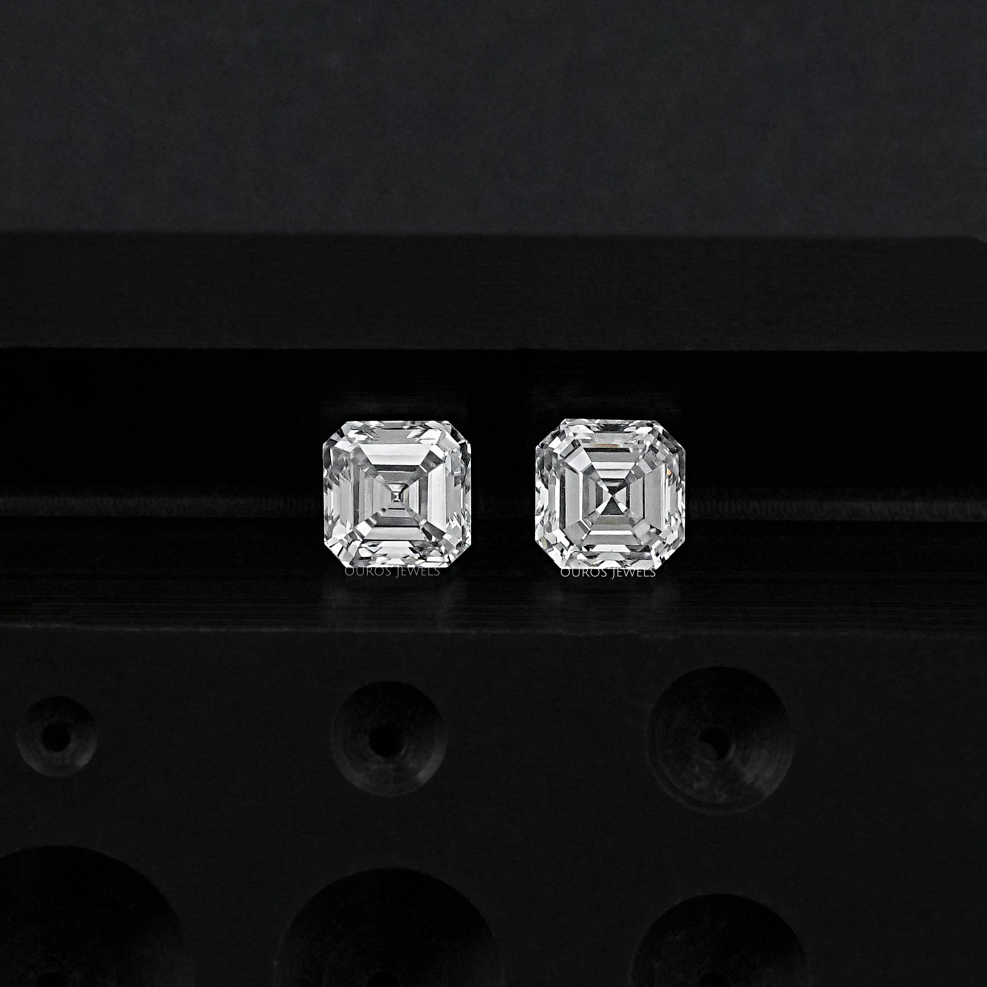 Asscher Cut Loose Lab Diamond Pair Loose