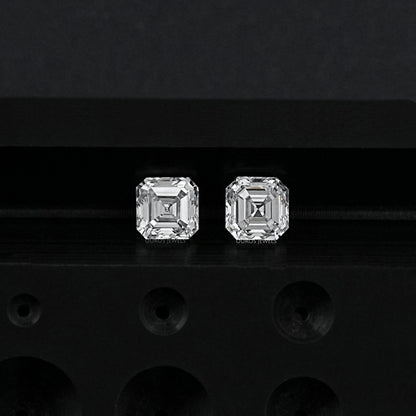 Asscher Cut Loose Lab Diamond Pair Loose