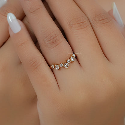 Toi Et Moi Pear Lab Grown Diamond Bypass Engagement Ring