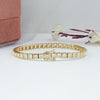 Princess Cut Lab Grown Diamond Tennis Bracelet 