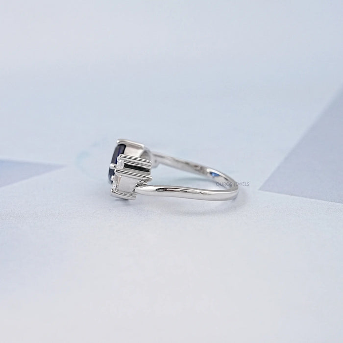 Sapphire Oval And Marquise Diamond Toi Et Moi Ring