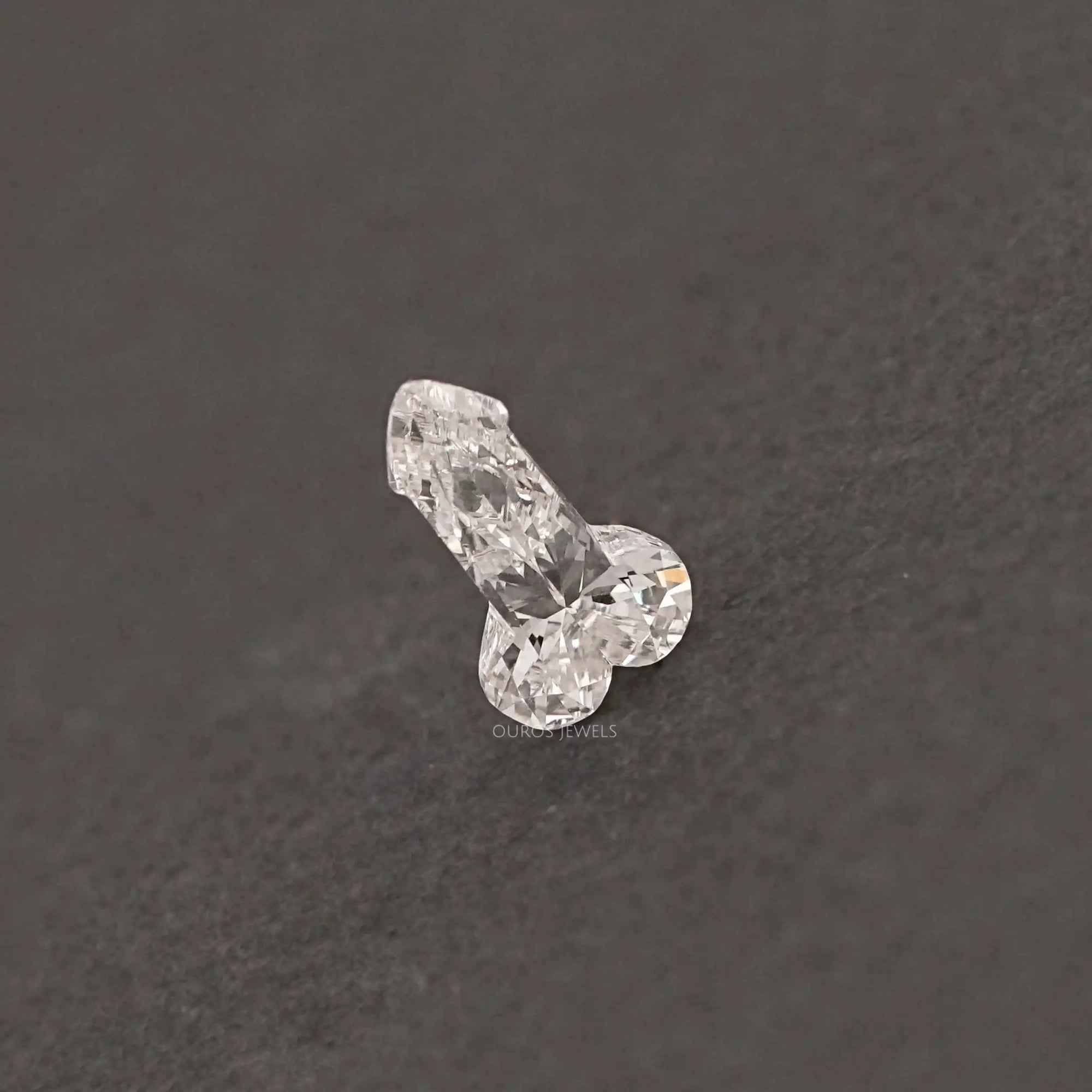 Penis Shape Lab Grown Diamond Loose
