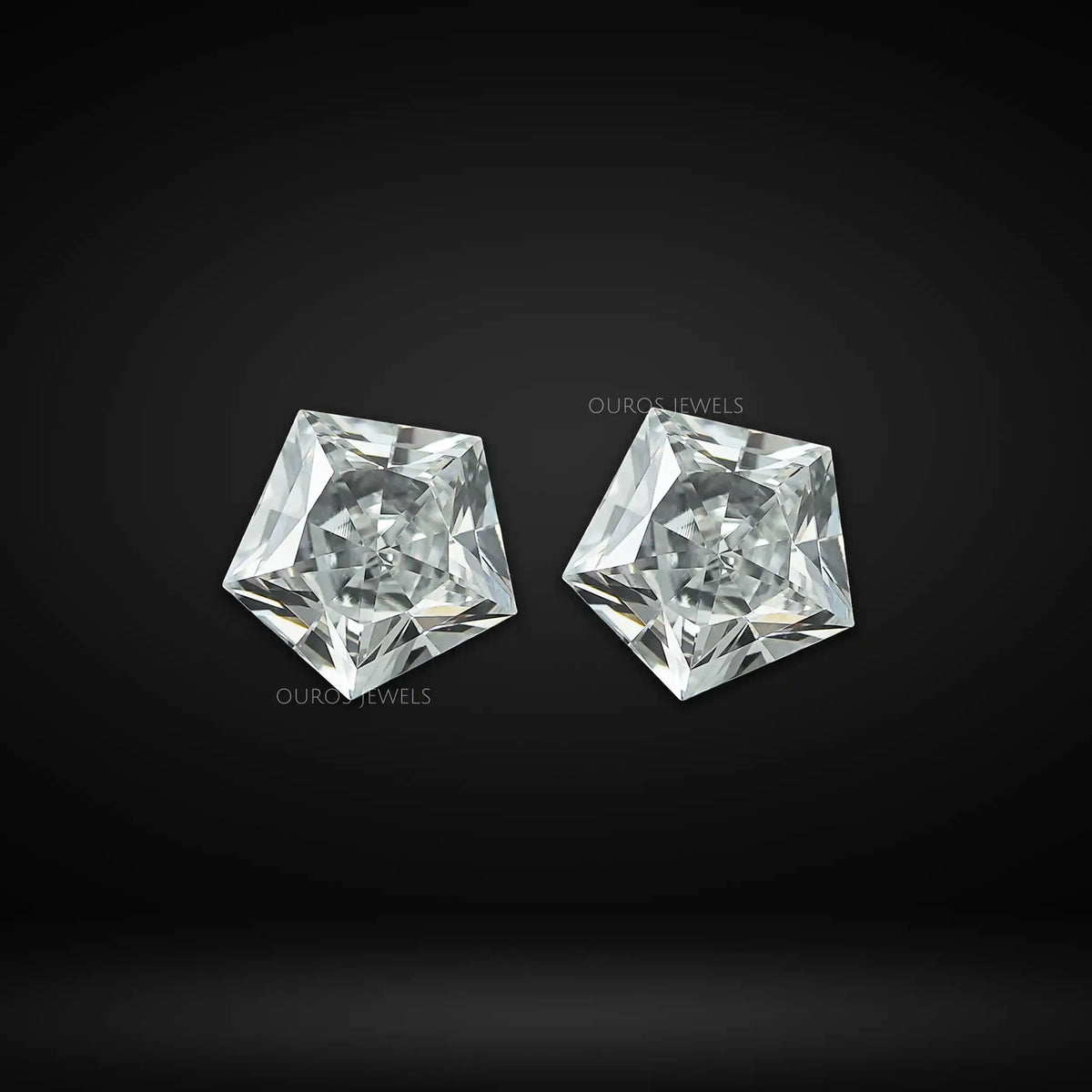 Antique Shape Pentagon Diamond Pair Loose