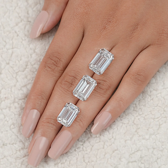 IGI Certified Emerald Cut Lab Grown Diamond 