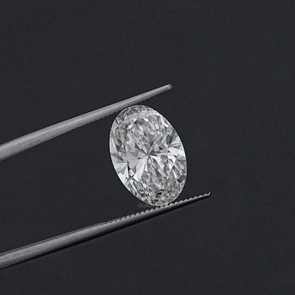8X Lab Grown Diamond - Oval Shape Loose