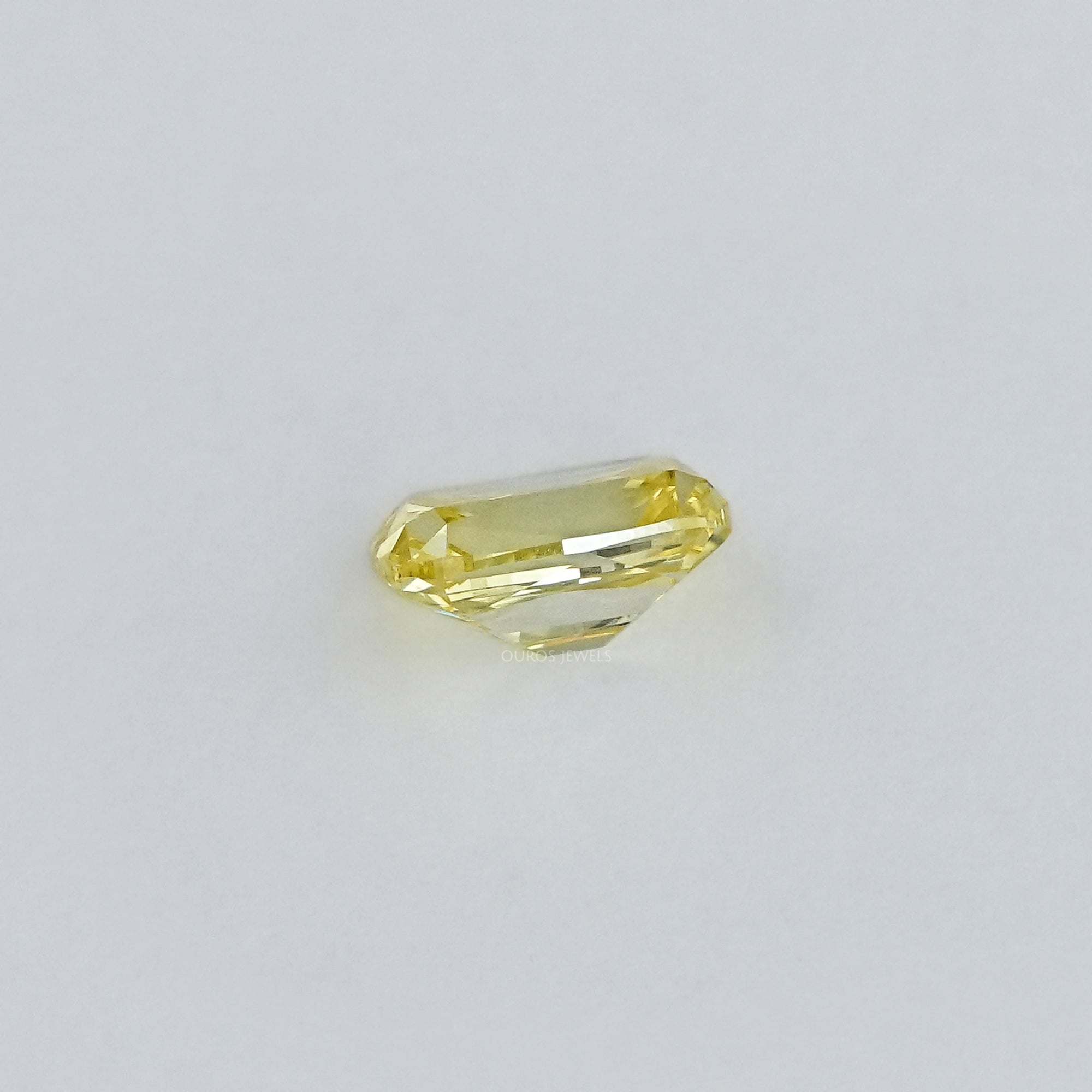 Yellow Old Mine Cushion Lab Grown Loose Diamond Loose