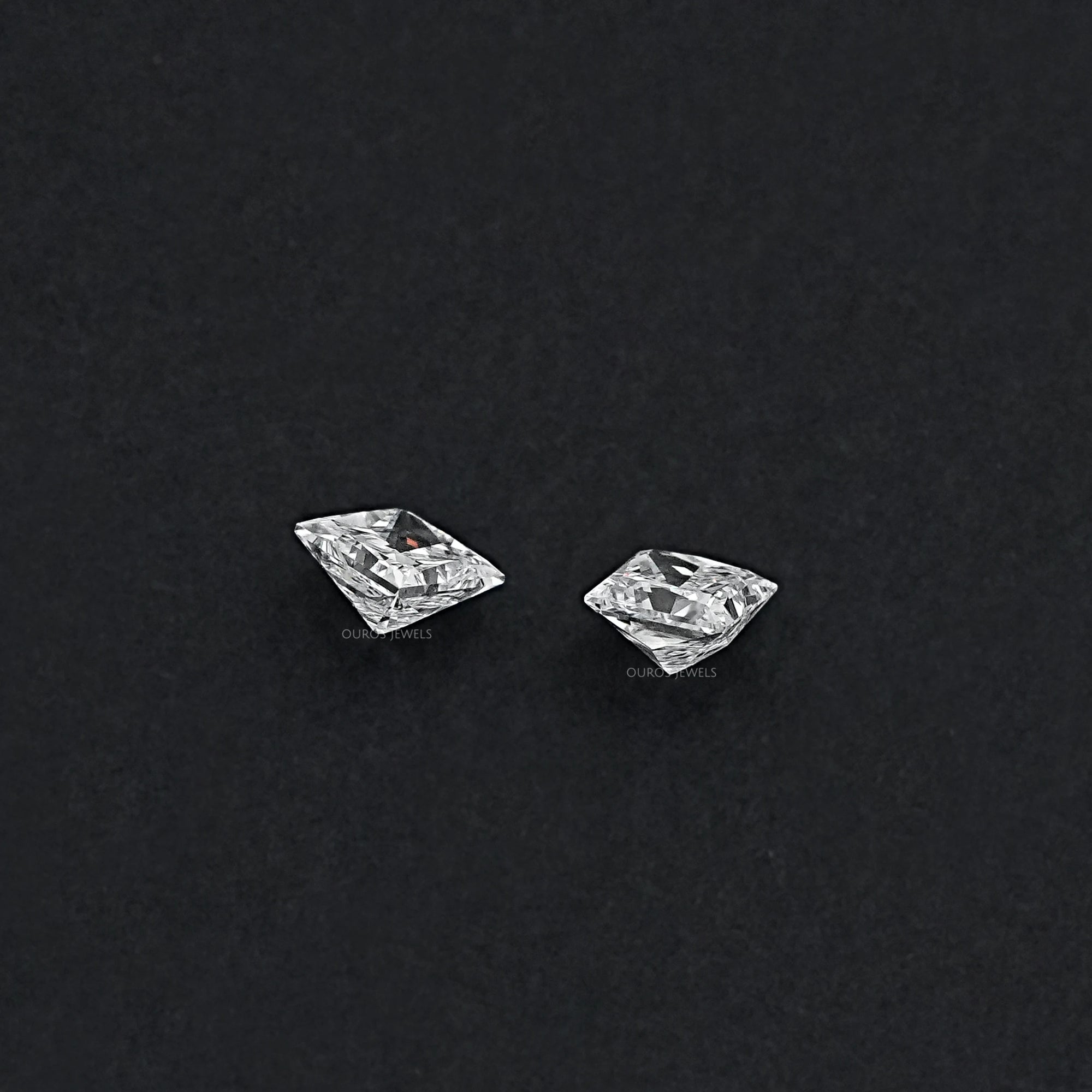Princess Cut Lab Grown Diamond Pair Loose