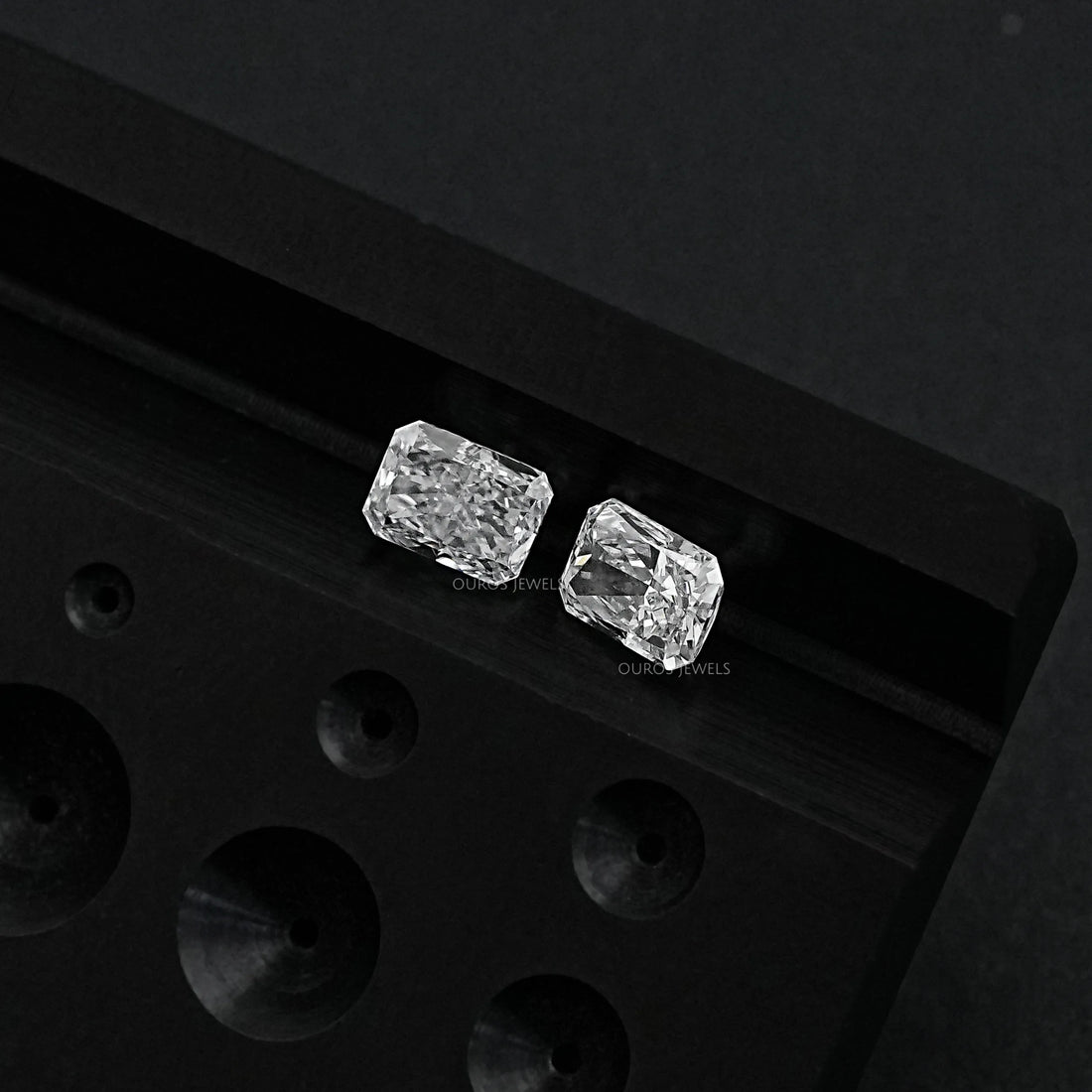 Radiant Cut Loose Lab Grown Matching Pair Loose