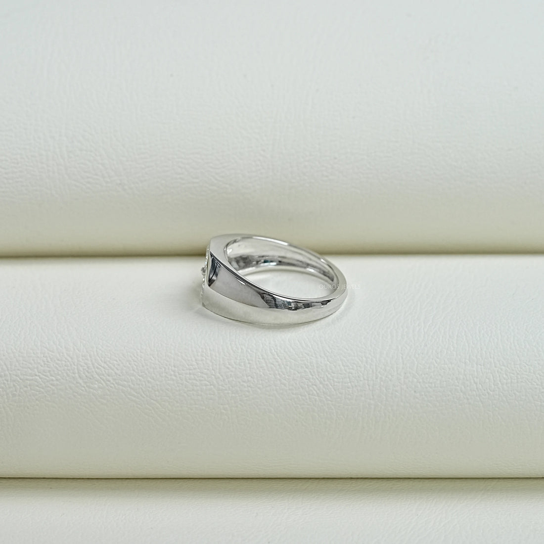 Triangle Lab Diamond Wedding Band