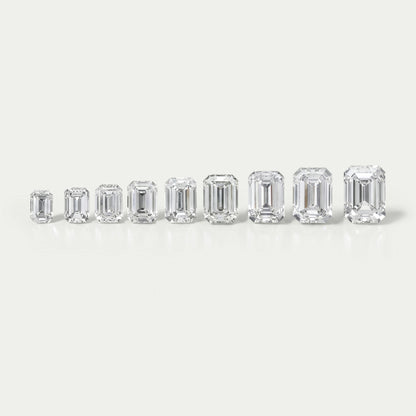 Loose Emerald Cut Lab Diamond Loose