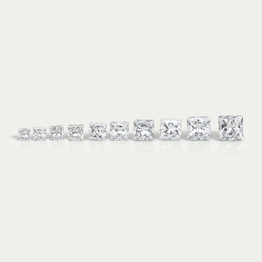 Princess Cut Lab Grown Diamond Loose