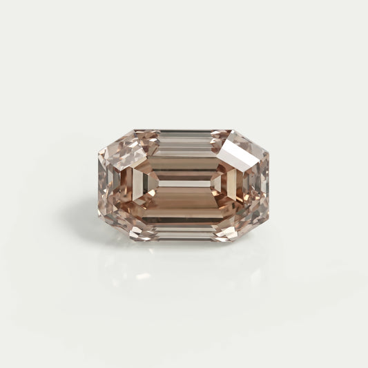 Champagne Old Mine Emerald Lab Diamond Loose Loose