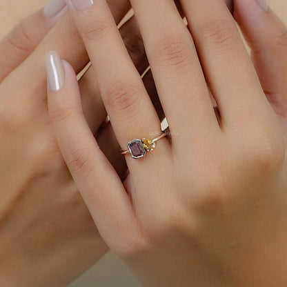 Natural Gemstone Toi Moi Engagement Ring Ring