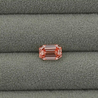 Light Pink Old Mine Emerald Lab Grown Diamond Loose