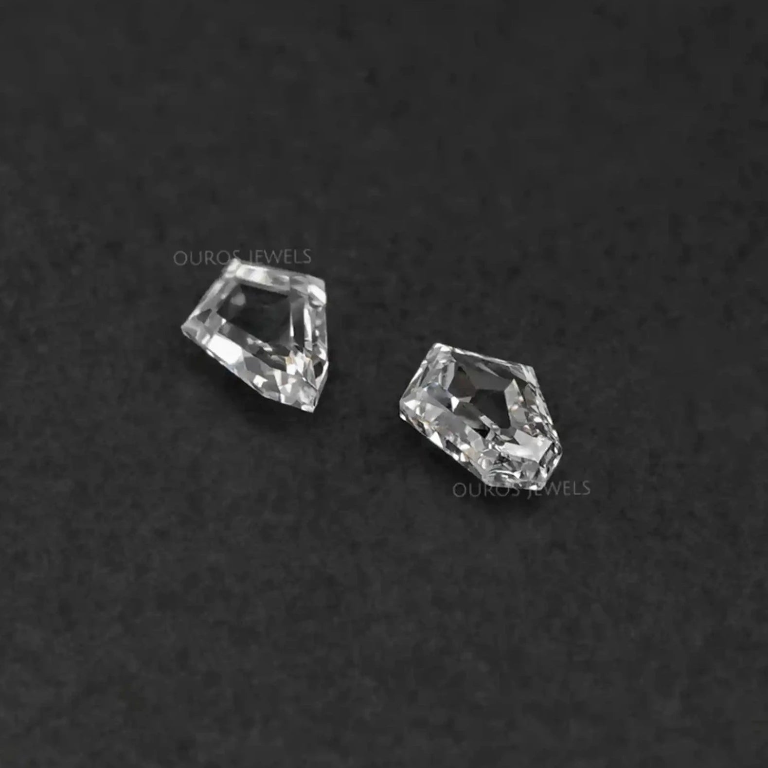 Modified Arrow Cut Lab Grown Diamond Pair Loose