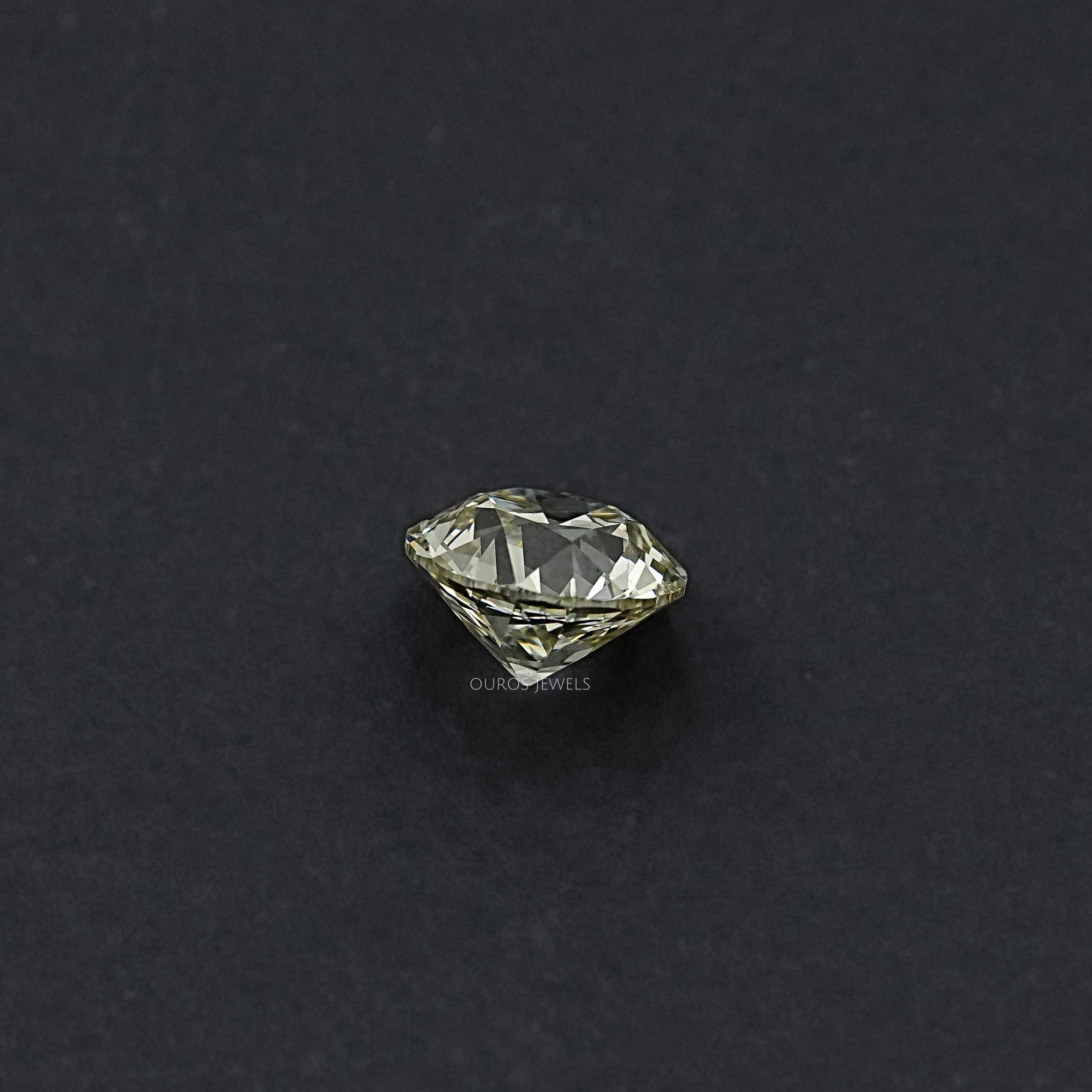 Flower Pattern Old European Round Cut Loose Loose