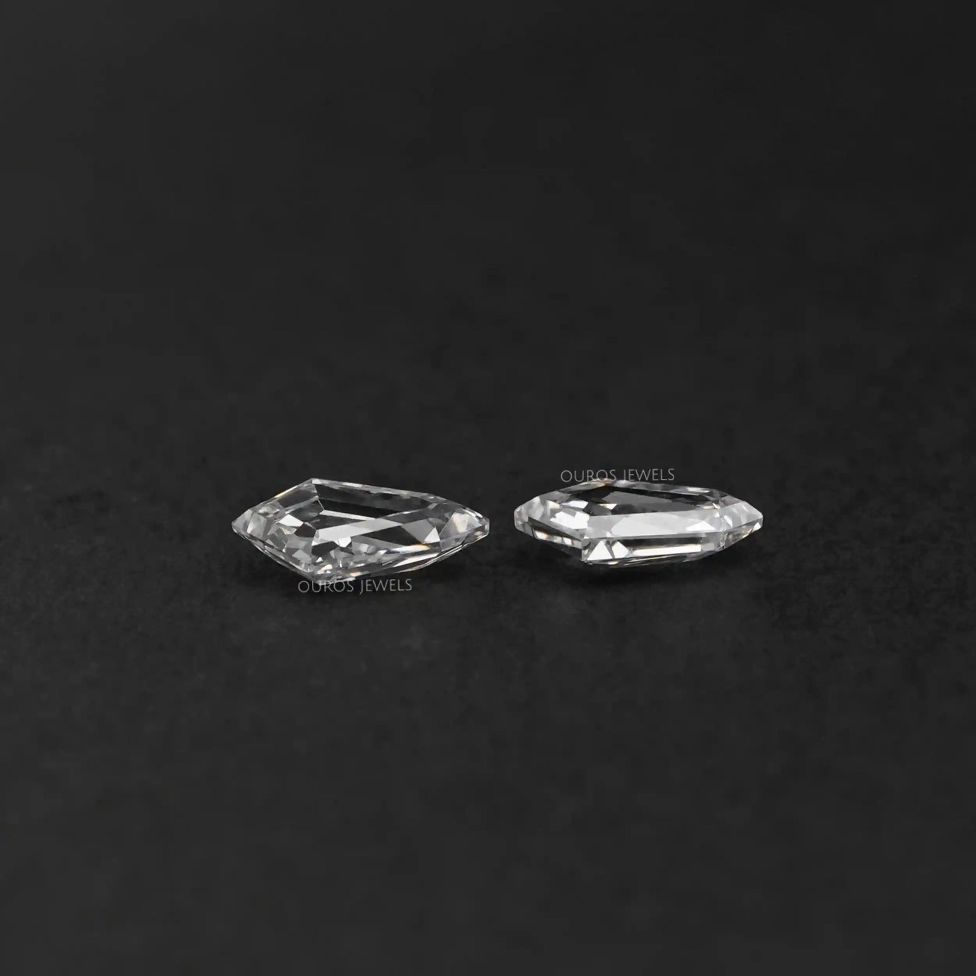 Modified Arrow Cut Lab Grown Diamond Pair Loose