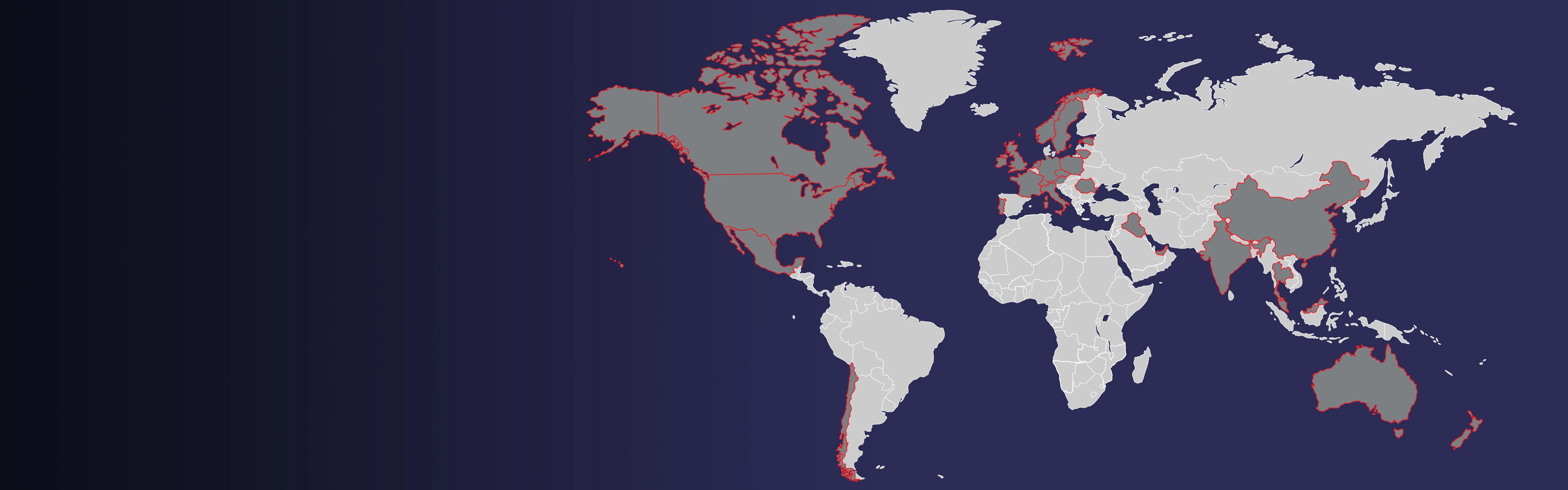 World Map Banner