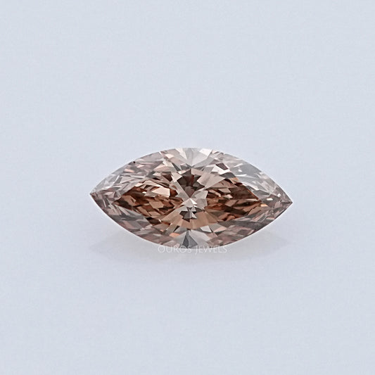 1.60 Carat Marquise Cut Champagne Diamond Loose