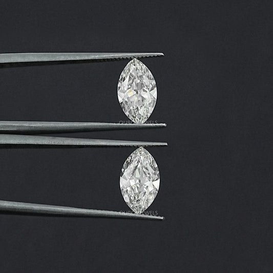 Old Mine Marquise Lab Diamond Matching Pair Loose
