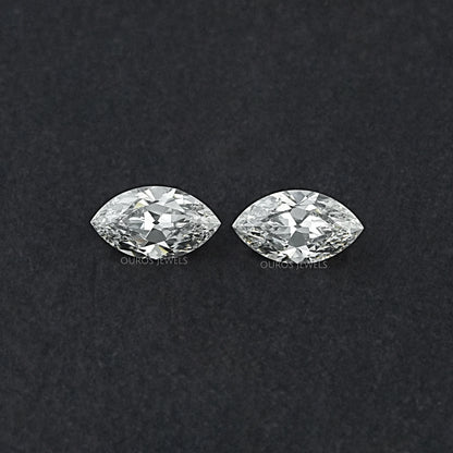 Old Mine Marquise Lab Diamond Matching Pair Loose