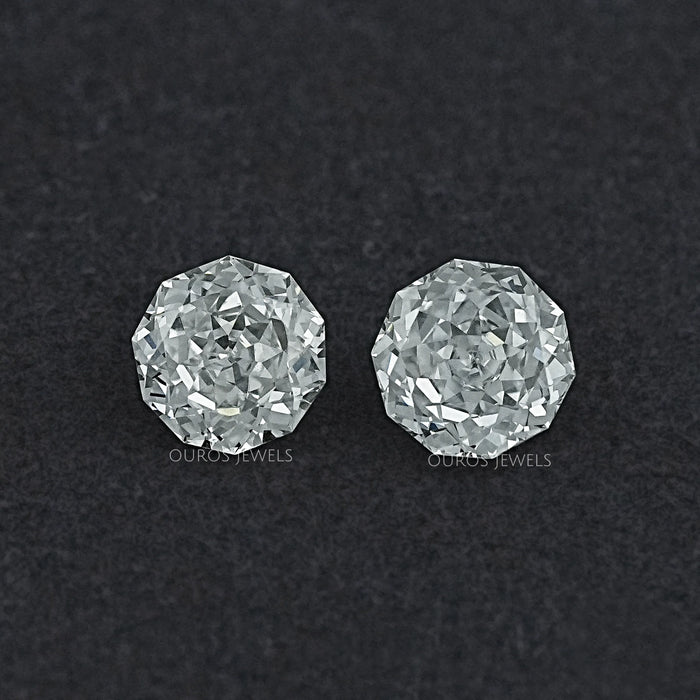 Meteor Cut Lab Diamond Matching Pair