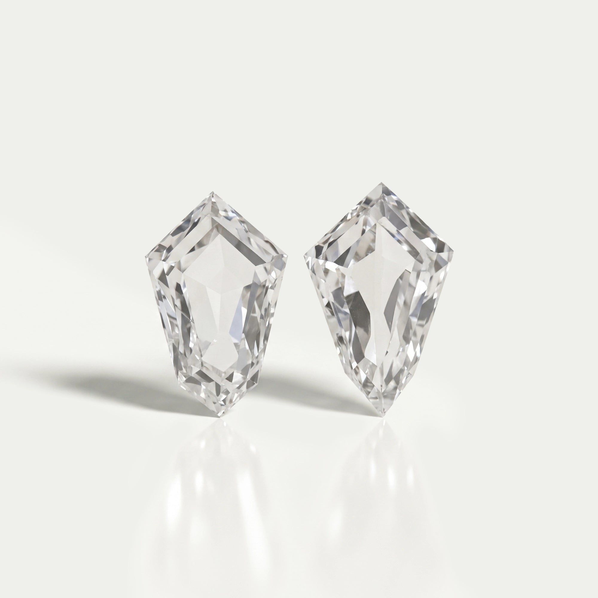 Modified Arrow Cut Lab Grown Diamond Pair Loose