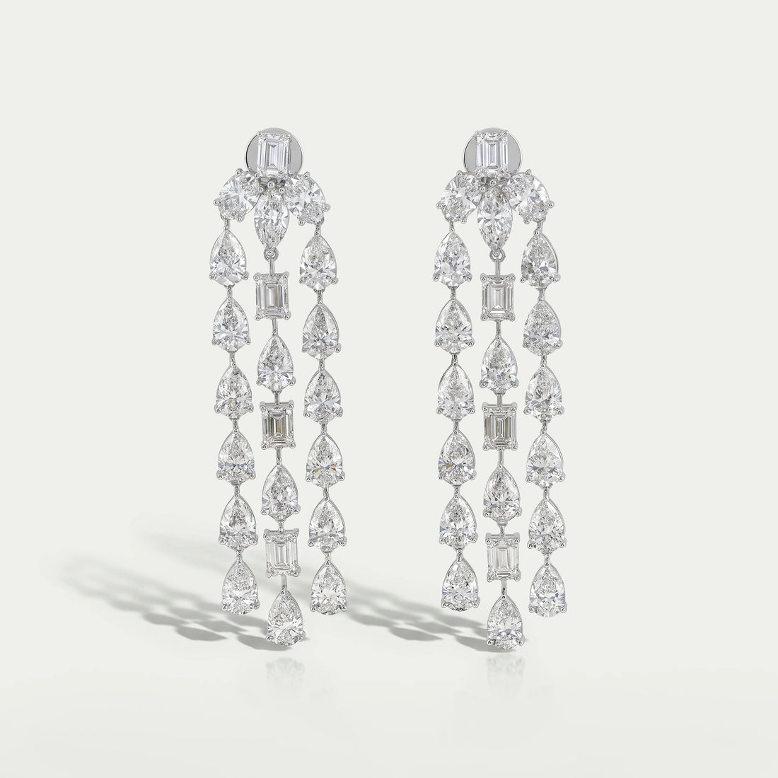 Multi Lab Diamond Chandelier Earrings Earrings