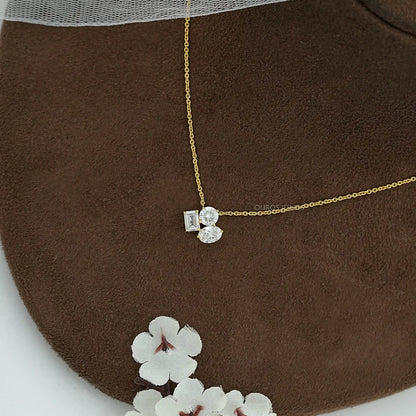 Trio Lab Grown Diamond Pendant Necklaces