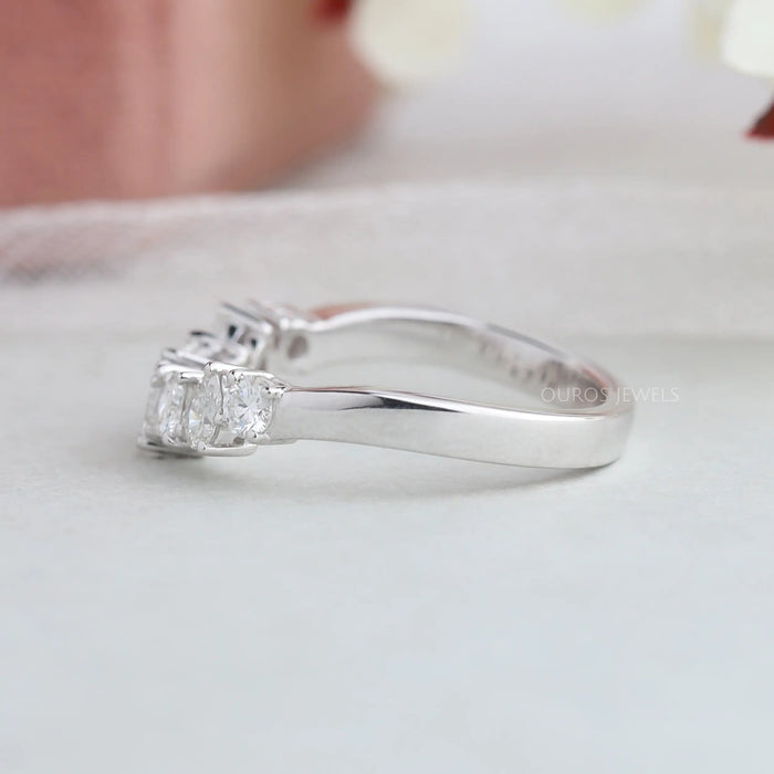 Multi-Shape Lab Diamond Bridal Ring