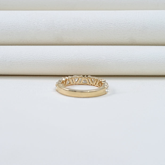 Eternity Ring with Baguette and Trillion Diamond