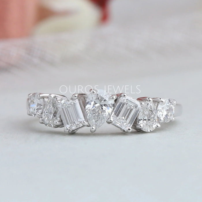 Multi Shape Lab Grown Diamond Eternity Band
