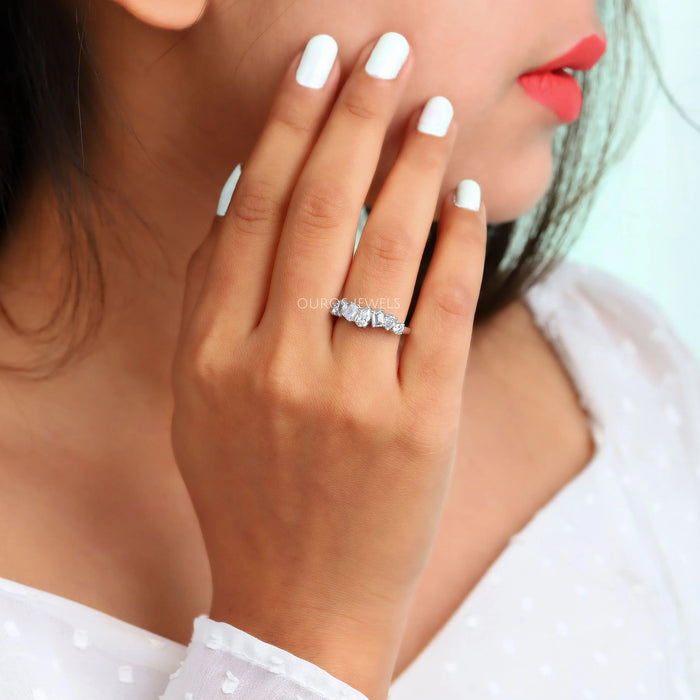 Multi Shape Lab Grown Diamond Eternity Band