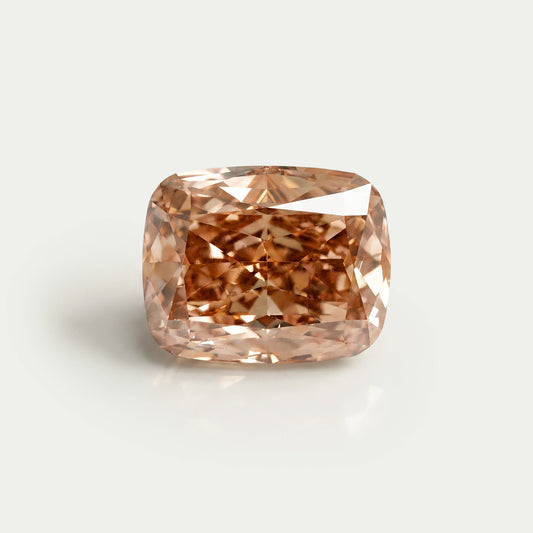 Cushion Cut Lab Diamond Champagne Loose Loose